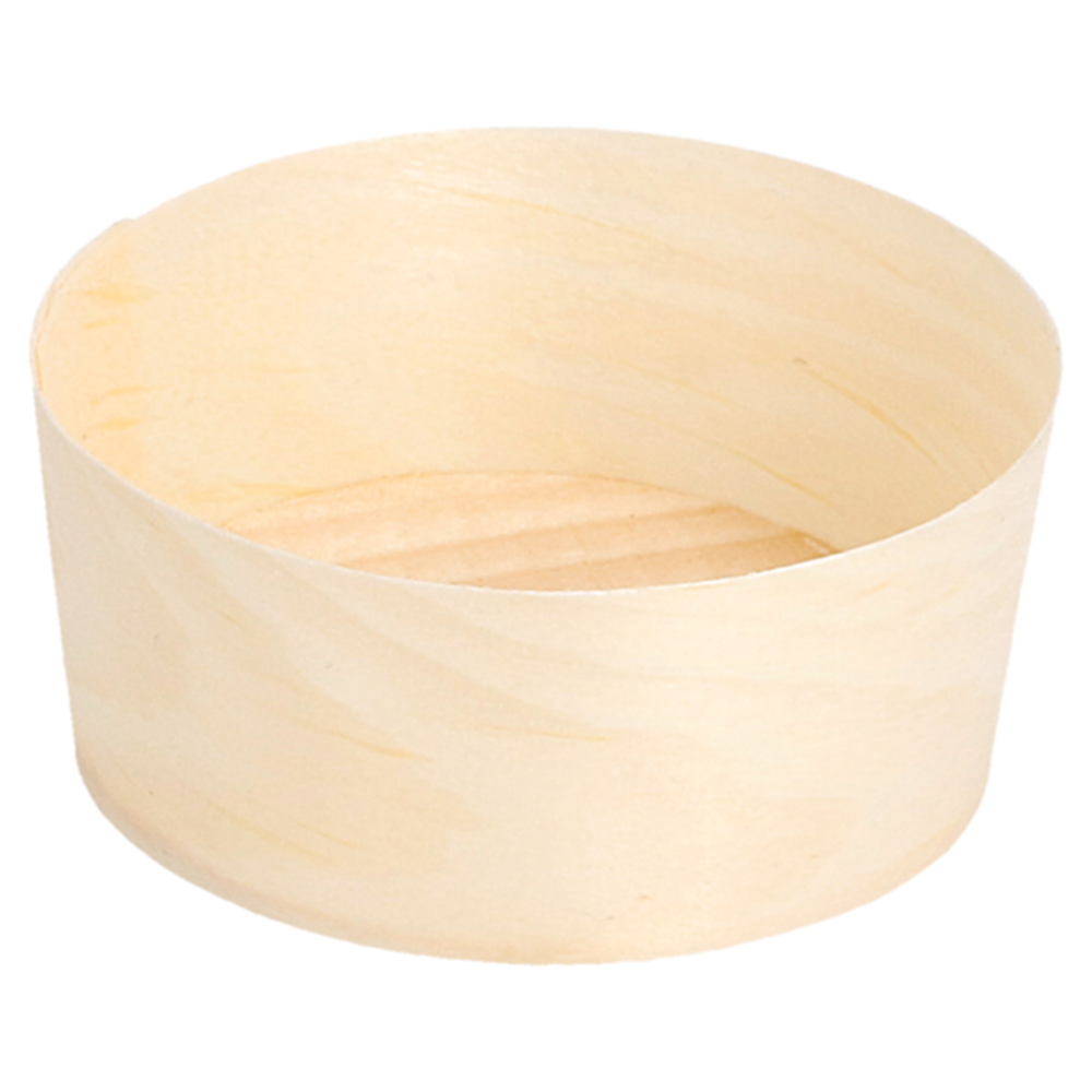Schälchen Aus Pappel Wood Ø 5,5X2,2 Cm Natur Holz (100 Einheit)