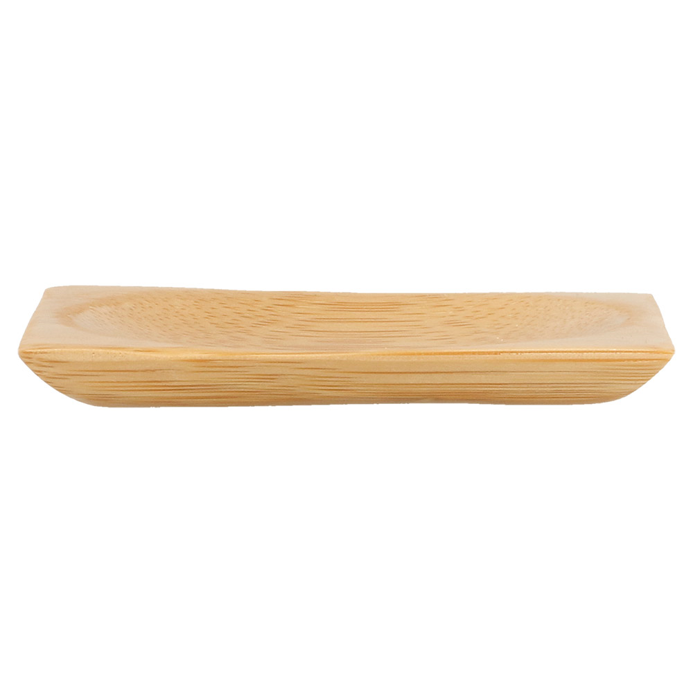 bambus teller eckig Mini Teller Rechteckig Bamboo 6X8 Cm Natur Bambus (24 Einheit)