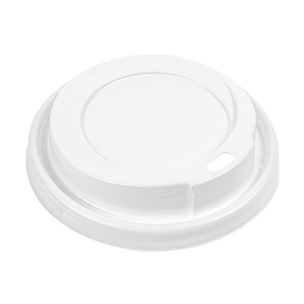 High Dome Lids Cups 300/360/480/660 Ml White Ps (1000 Unit) - Code 222