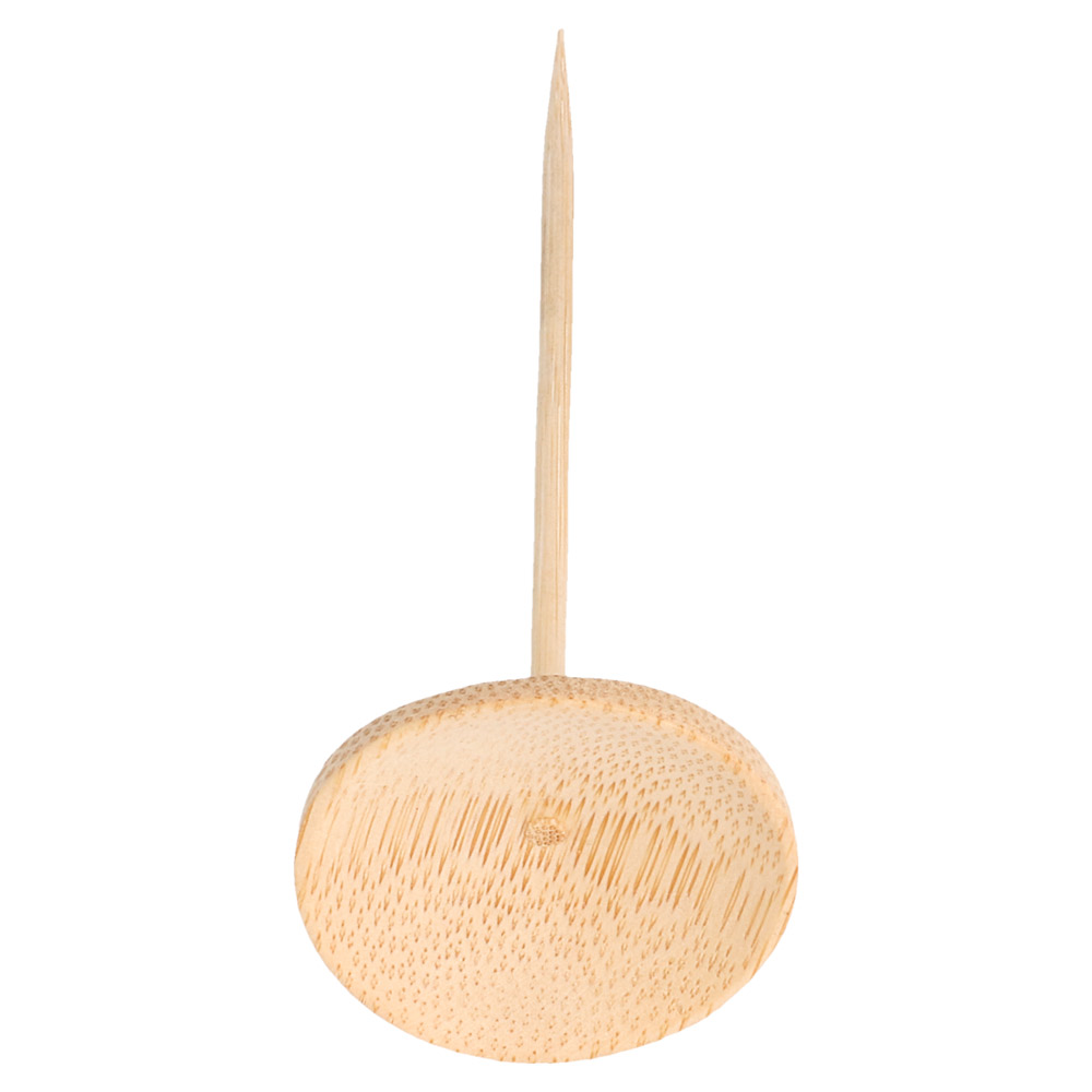 24 E. Stecher Mit Teller Bamboo Ø 4X10 Cm Natur Bambus (1 Einheit)