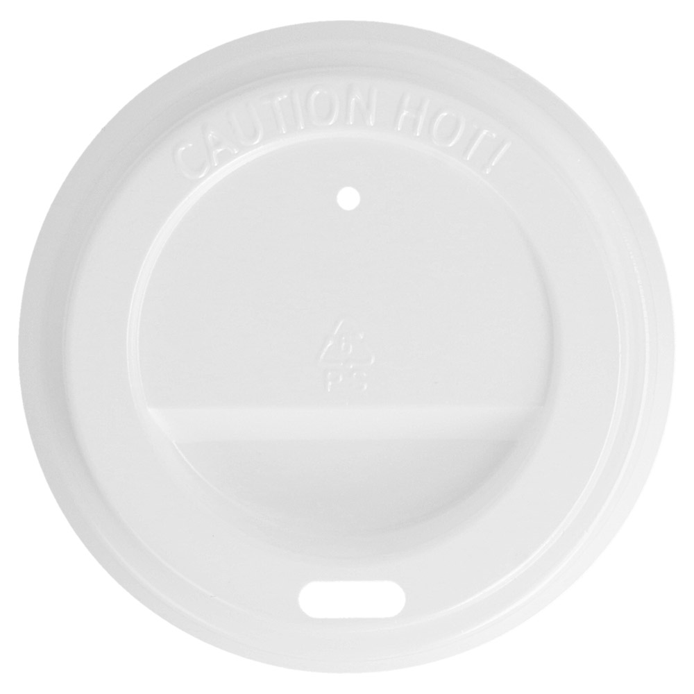 High Dome Lids For Cups 180 Ml White Ps (1000 Unit) - Code 222.02